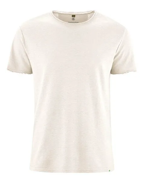 HempAge HempAge Herren T-Shirt Hanf/Biobaumwolle, Offwhite(weiß), – Produktbild 2 von 3