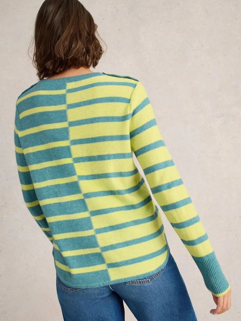 White Stuff Pullover Emma - 34, Blau multi, – Produktbild 4 von 4