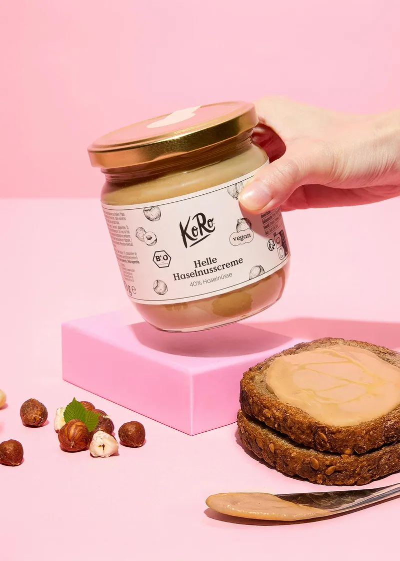 KoRo Helle Bio Haselnusscreme - Die „Buena Creme“ 400 g – Produktbild 3 von 5