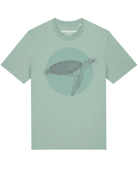 watapparel watapparel T-Shirt Unisex Meeresschildkröte, Aloe, – Produktbild 1 von 4