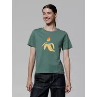 watapparel watapparel T-Shirt Frauen Rainbow Banana, Green bay, – Produktbild 1 von 1
