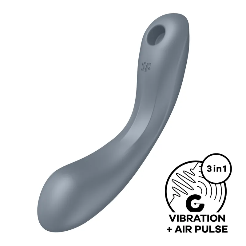 Satisfyer Satisfyer Curvy Trinity 1, 17,5 cm, Grau, – Produktbild 1 von 1