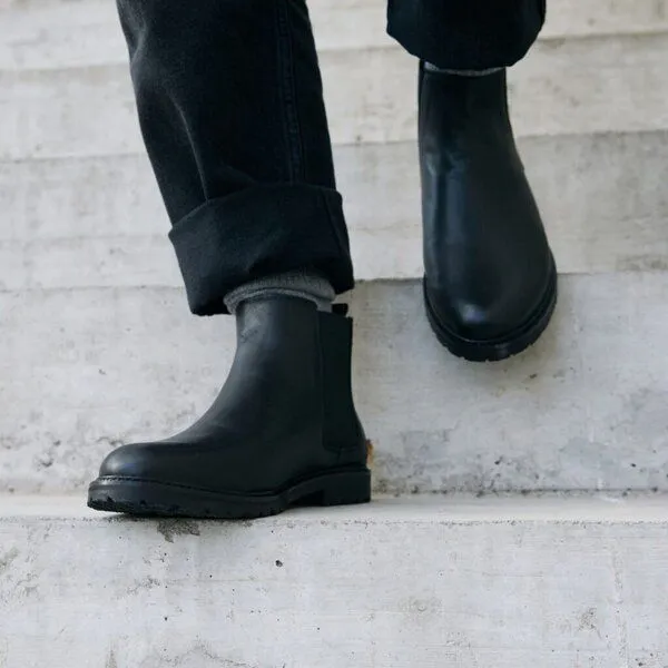 SORBAS SORBAS '92 Leder Chelsea Boots, Schwarz, – Produktbild 7 von 8