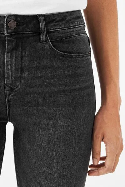 DAWN Damen Jeans SUN UP Powerstretch DAWN Bio-Baumwolle, Black denim, – Produktbild 5 von 5