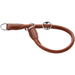 Hunter Hunter Dressurhalsung Round & Soft Canadian Up cognac 45 cm – Produktbild 1 von 1