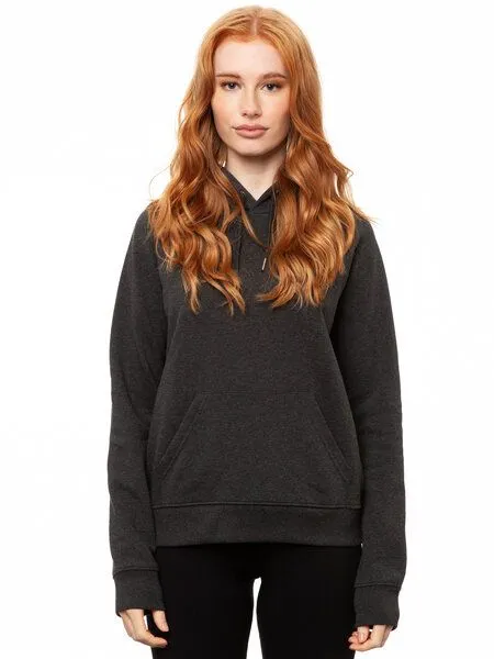 FellHerz FellHerz Damen Hoodie Kapuzenpullover, Dunkelgrau, – Produktbild 2 von 5