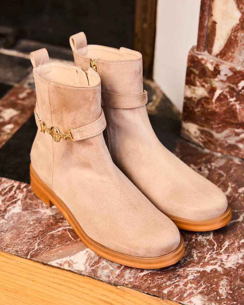 Minuit Sur Terre Minuit Sur Terre Damen vegan Stiefel Capsule Sand, Beige, – Produktbild 1 von 2