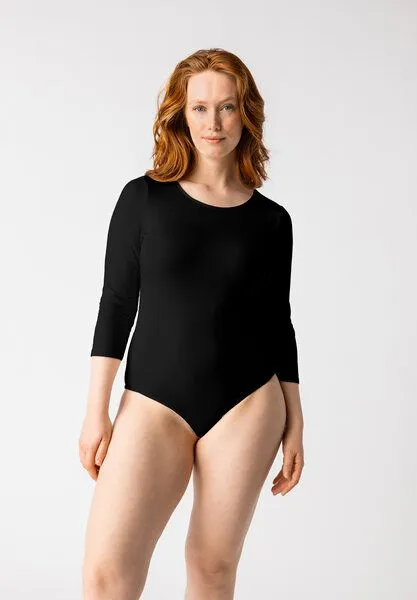 Les Lunes Les Lunes 3/4-Arm Body „Alena Body 3/4 Sleeve“, Schwarz, – Produktbild 3 von 4