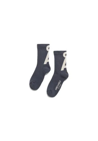ARMEDANGELS ARMEDANGELS SAAMUS SHORT Unisex Socken aus Bio-Baumwoll Mix, Moonshadow-oatmilk, – Produktbild 3 von 3