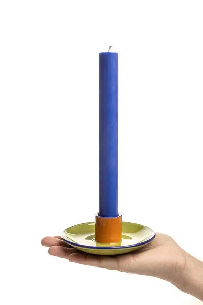 Tranquillo Tranquillo Kerzenhalter COLOURI – Steinzeug, Grün, – Produktbild 4 von 5