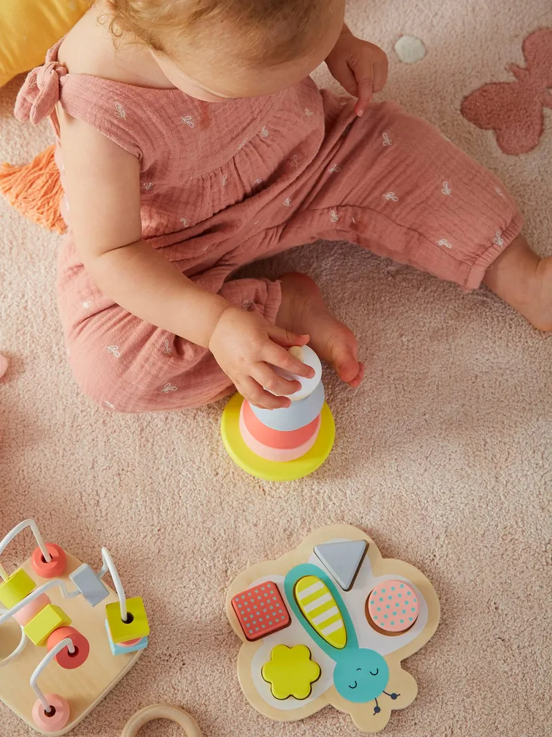 Vertbaudet 3er-Set Lernspiele für Kleinkinder FSC®, Mehrfarbig, – Produktbild 1 von 4
