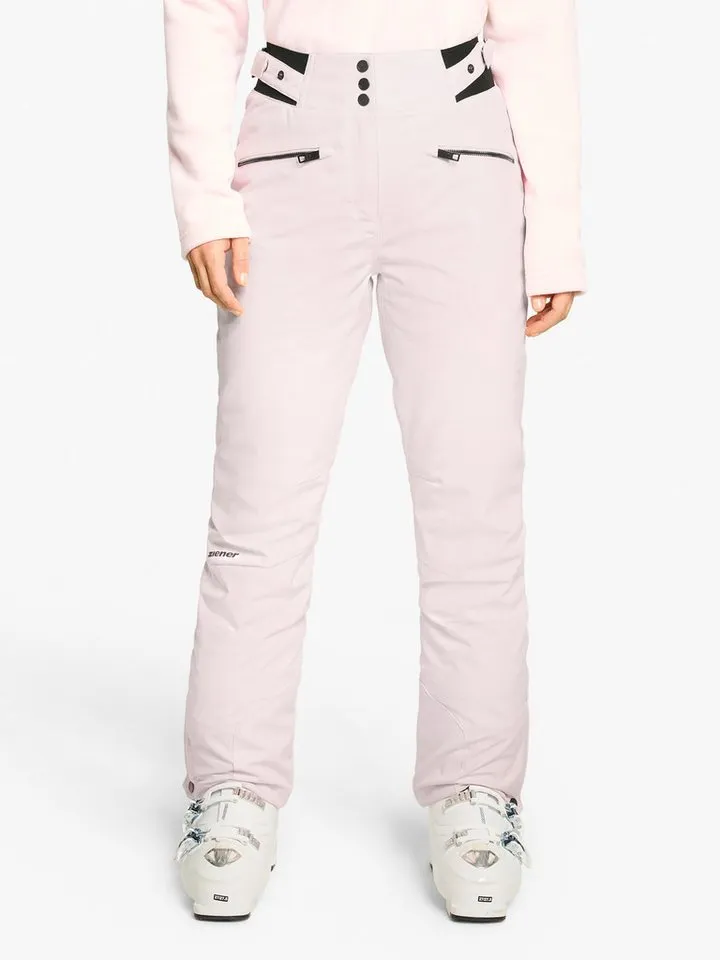 Ziener Ziener Skihose TILLA-Z AQUASHIELD® DAMEN Slim Fit, wasser- u. winddicht, atmungsaktiv, warm durch PrimaLoft®, Rosa, – Produktbild 2 von 4