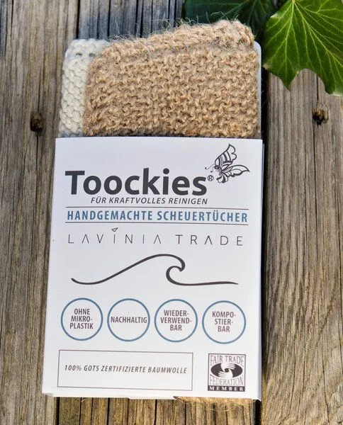 Toockies Toockies Spültücher in Doppeltpack - Jute und Baumwolle – Produktbild 1 von 2