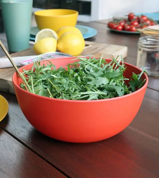 Zuperzozial Zuperzozial Schüssel 18 cm aus nachwachsenden Rohstoffen, Rot, – Produktbild 3 von 4