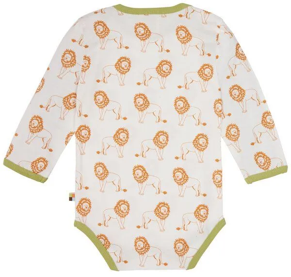 loud + proud loud + proud Babys & Kinder Body langarm Druck, GOTS-zertifiziert, Carrot(orange), – Produktbild 1 von 2