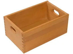Caritas Werkstätten Caritas Werkstätten Spielzeugkiste klein, Buche Massivholz, geölt Maße 39 x 17,8 x 25 cm (B x H x T) – Produktbild 1 von 1