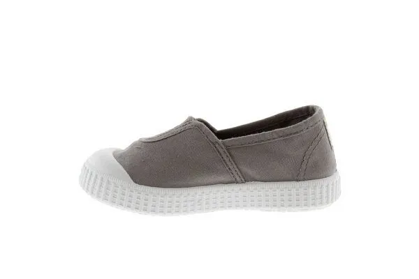 Victoria Victoria vegane Kinder-Schlüpfsneaker – Camping de Lona, Gris (grau), – Produktbild 2 von 4