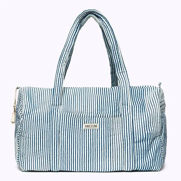 KIKOONI KIKOONI handgefertigte große Baumwolltasche "K. Shopper", Seaside, – Produktbild 1 von 4