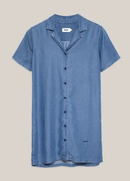 Brava Fabrics Brava Fabrics Denim Aloha Overshirt Indigo – Produktbild 4 von 4