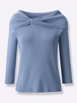 Witt Witt Carmenpullover bleu – Produktbild 1 von 1