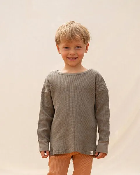 MATONA Matona Shirt aus Bio-Baumwolle für Kinder / Basic Longsleeve, Grün, – Produktbild 1 von 3