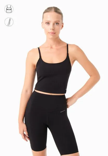 ORGANICATION ORGANICATION TARRA | Crop-Top aus Bio-Baumwolle, Black, – Produktbild 1 von 4