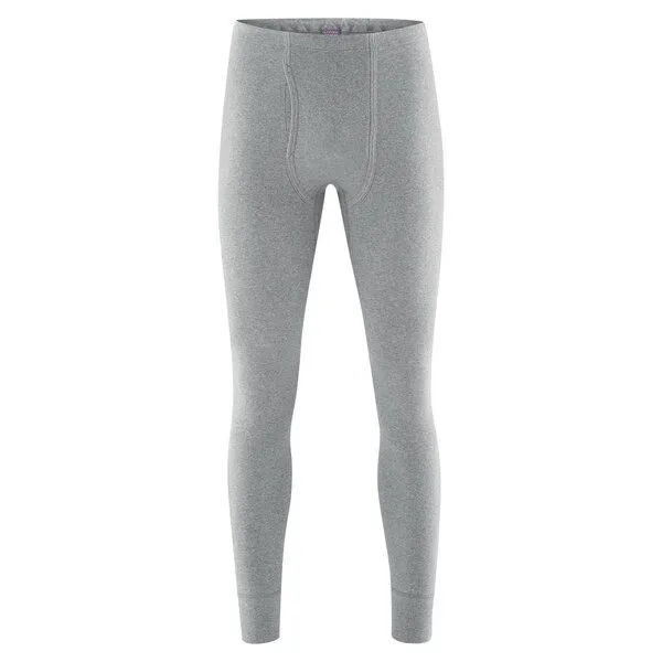 Living Crafts Living Crafts Lange Unterhose - JONATHAN, Grey melange, – Produktbild 1 von 4