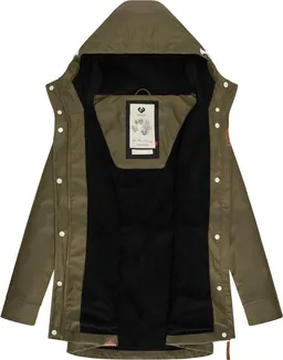 ragwear ragwear Regenmantel Monadis Rainy Intl. modischer Regenparka mit kuschligem Innenfutter – Produktbild 1 von 1