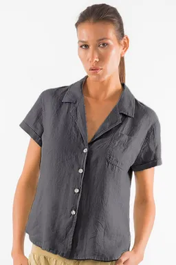 RAVENS VIEW IBIZA RAVENS VIEW IBIZA Damen vegan Hemd Elly Lava Blau – Produktbild 1 von 1