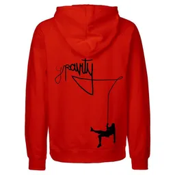 HANDGEDRUCKT HANDGEDRUCKT "Gravity" Männer Hoody aus reiner Biobaumwolle (kbA) – Produktbild 1 von 1