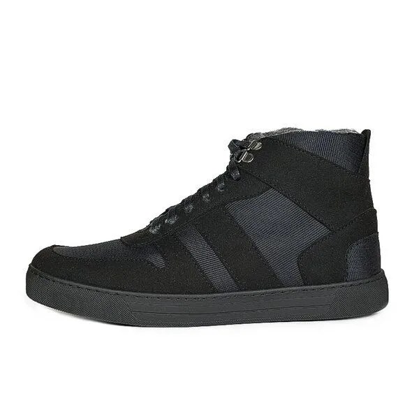 Fairticken Fairticken Unisex Winter-Sneaker Veldras mit recyceltem Meeresplastik, Schwarz, – Produktbild 3 von 4