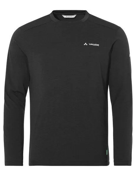 Vaude VAUDE T-Shirt Men's Sveit LS T-Shirt II, Black/white, – Produktbild 1 von 5