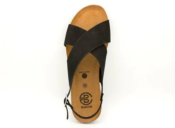 Busche Busche Almeira Slingback Sandale, Schwarz, – Produktbild 3 von 4