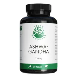 Green Naturals GREEN NATURALS Ashwagandha 2500mg Hochdosiert – Produktbild 1 von 1