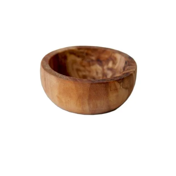 Olivenholz erleben Olivenholz erleben Kleine Salzschale aus Olivenholz Ø 4 cm – Produktbild 1 von 6