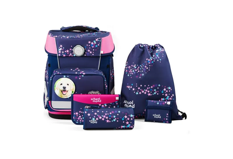School-Mood School-Mood Schulranzen Champion Maxx (6-tlg), Polyester, Lila, – Produktbild 1 von 5