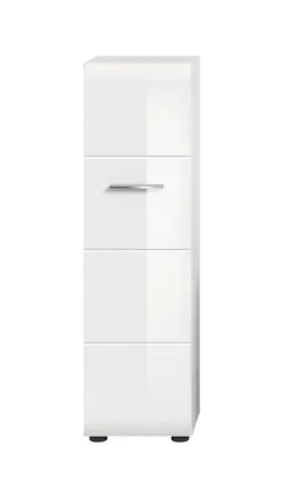 furnling Badkommode Ivy (1 St), 1 Tür, 4 Fächer, Hochglanz Front, Höhe 106 cm – Produktbild 1 von 1