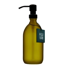 Grüner Seifenspender mit Edelstahlpumpe – Produktbild 1 von 1