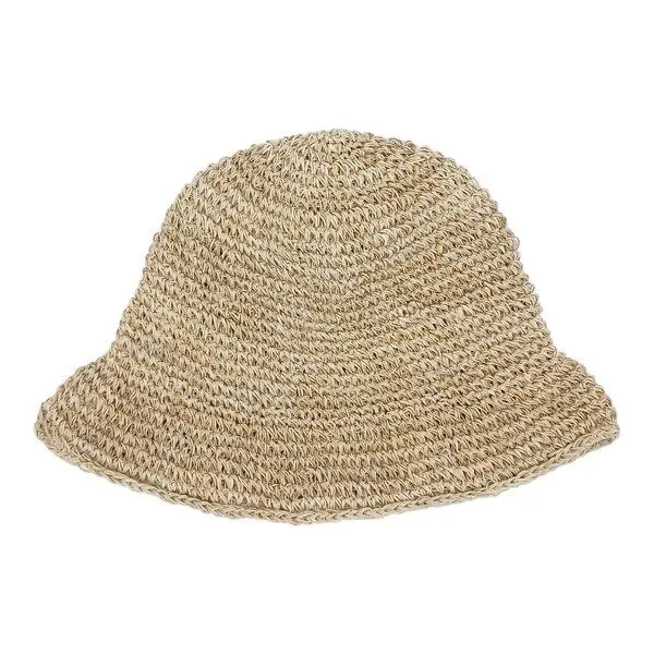 short'n'pietz short'n'pietz gehäkelter Sommerhut aus reinen Hanffasern, Beige, – Produktbild 2 von 6