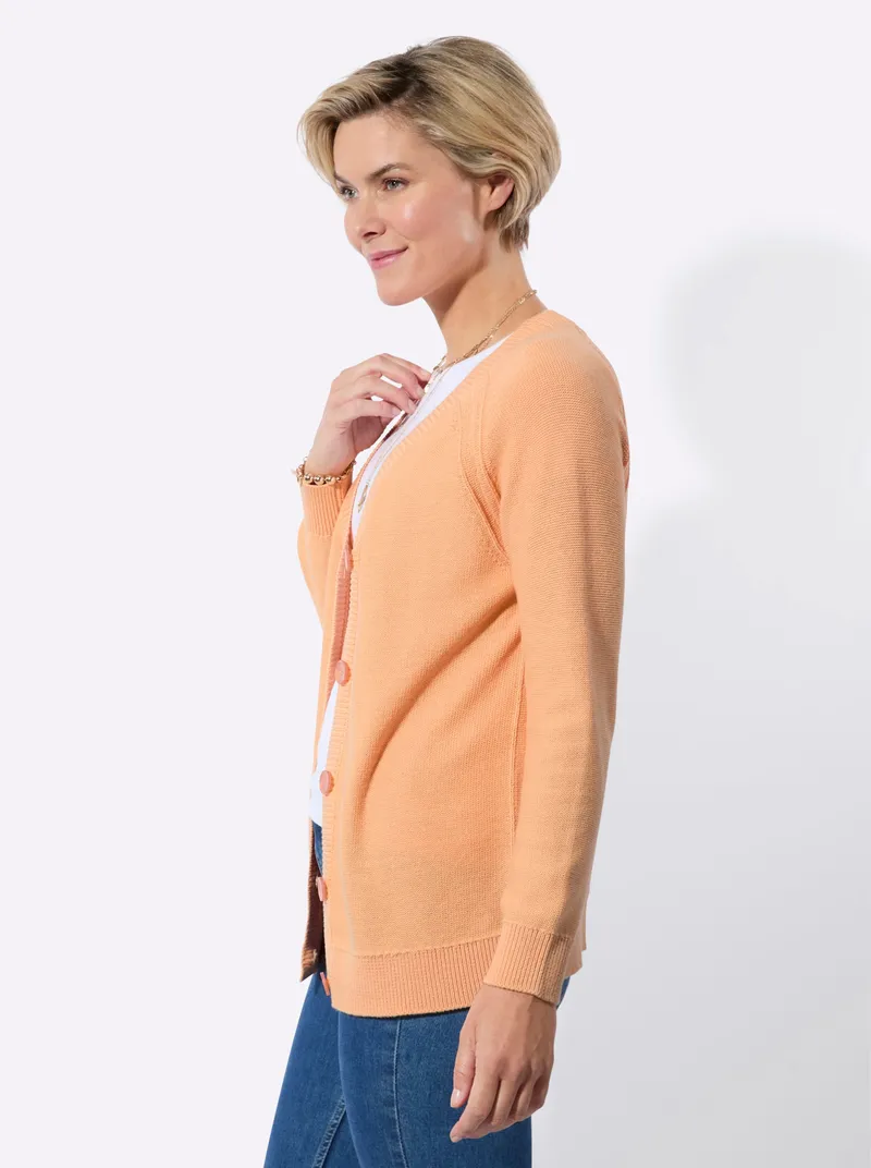 Witt Strickjacke apricot, Apricot, – Produktbild 1 von 2