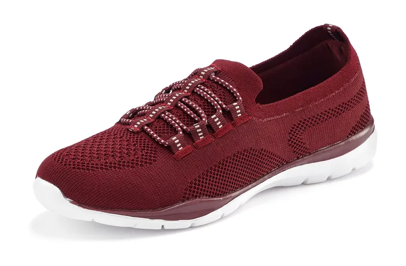 Lascana Sneaker, Bordeaux, – Produktbild 2 von 3