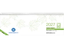 Zettler Zettler Tischkalender aus Recyclingpapier, 120 Seiten 2027 (1 Woche - 2 Seiten) – Produktbild 1 von 1