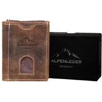 Alpenleder Alpenleder Geldbörse POCKET, Old havanna, – Produktbild 1 von 1