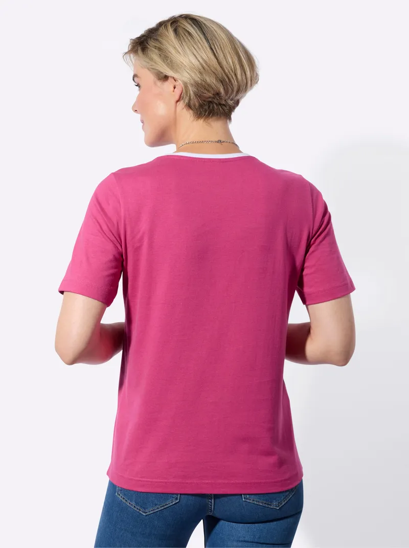 Witt Kurzarmshirt fuchsia, Fuchsia, – Produktbild 1 von 2