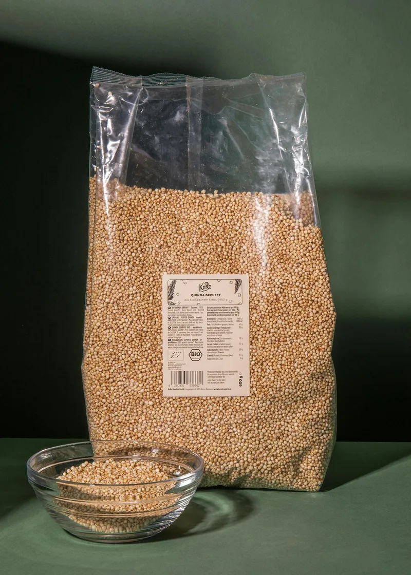 KoRo Gepuffte Bio Quinoa | 600 g – Produktbild 1 von 5