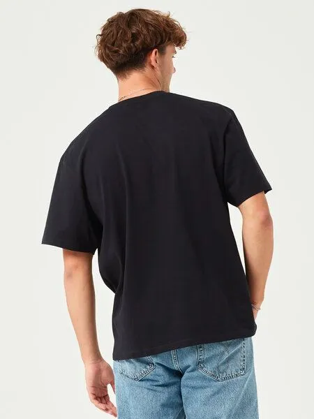 COREBASE COREBASE T-Shirt "BoxFit" aus 100% Bio-Baumwolle, Schwarz, – Produktbild 2 von 4