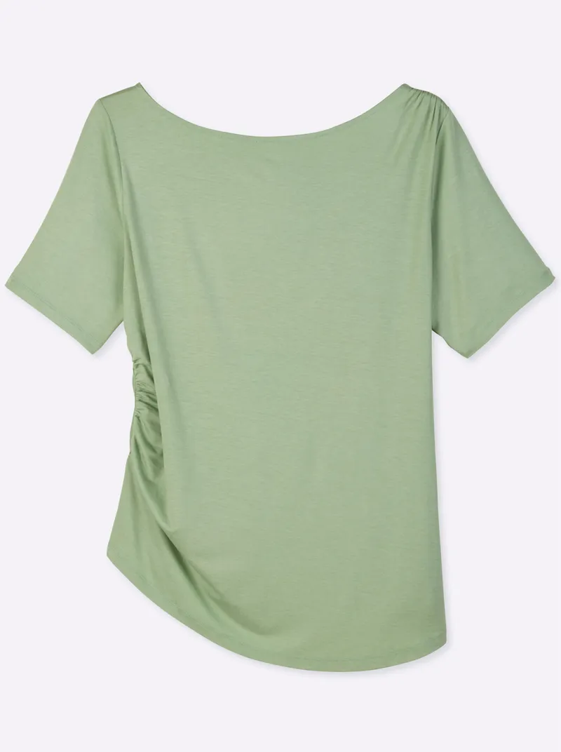 sheego Shirt eucalyptus, Eucalyptus, – Produktbild 1 von 2