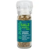 El Puente El Puente Salz & Kräuter Med. Kräutersalz in der Mühle | Fair Trade | Vegan | Glutenfrei, Mehrfarbig, – Produktbild 1 von 1