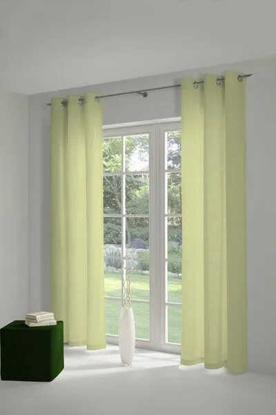 Nature by Adam Nature by Adam Vorhang aus 100% Bio-Baumwolle - Made in Germany - Graphic Ventus light, Hellgrün, – Produktbild 6 von 7