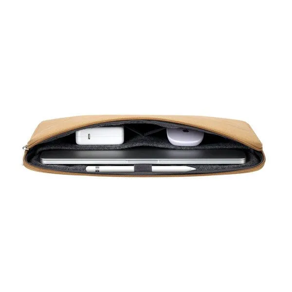 Woodcessories Woodcessories Laptop Tasche aus Kraftpapier, Braun, – Produktbild 3 von 4